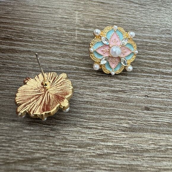 Vintage style earrings N784 - Picture 3 of 4